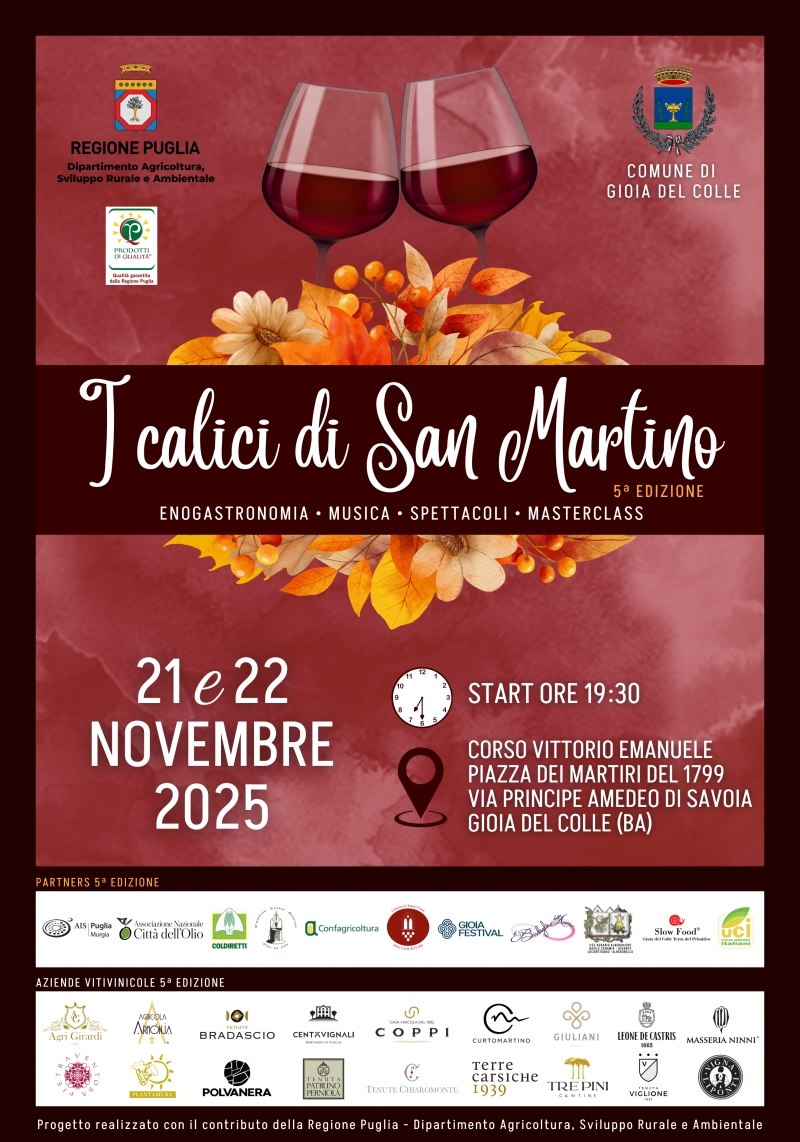 Venerd 21 e sabato 22 novembre 2025 la quinta edizione de \