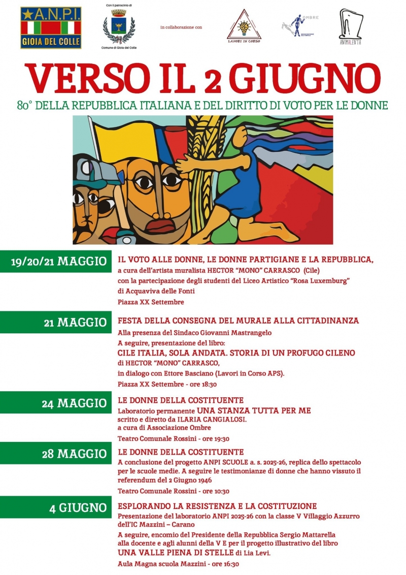A Gioia del Colle la rassegna di eventi \